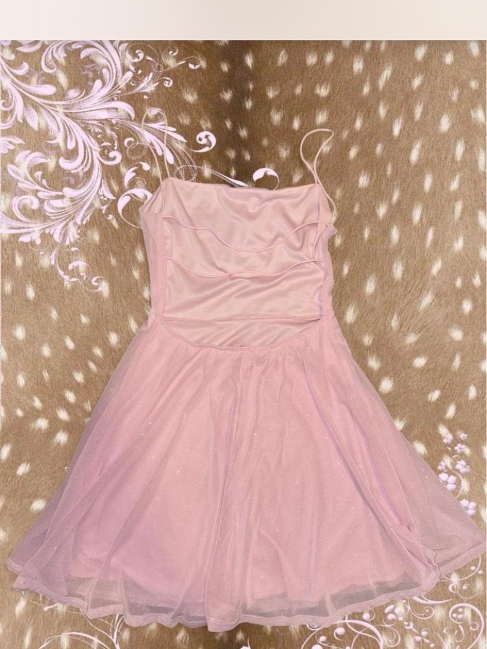 Girls' Pink Tulle Party Dress